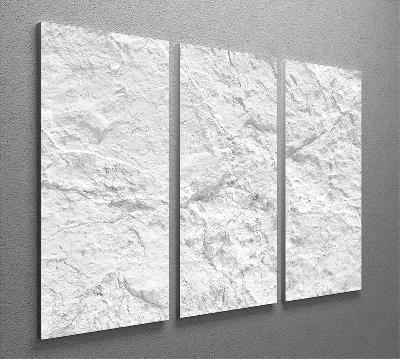 Background of white stone 3 Split Panel Canvas Print - Canvas Art Rocks - 2