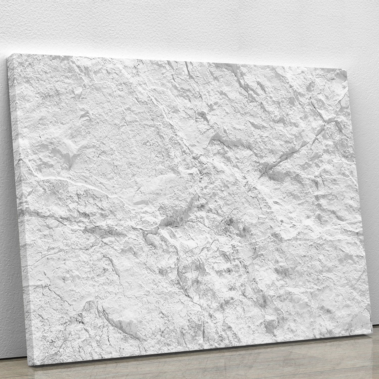Background of white stone Canvas Print or Poster - Canvas Art Rocks - 1