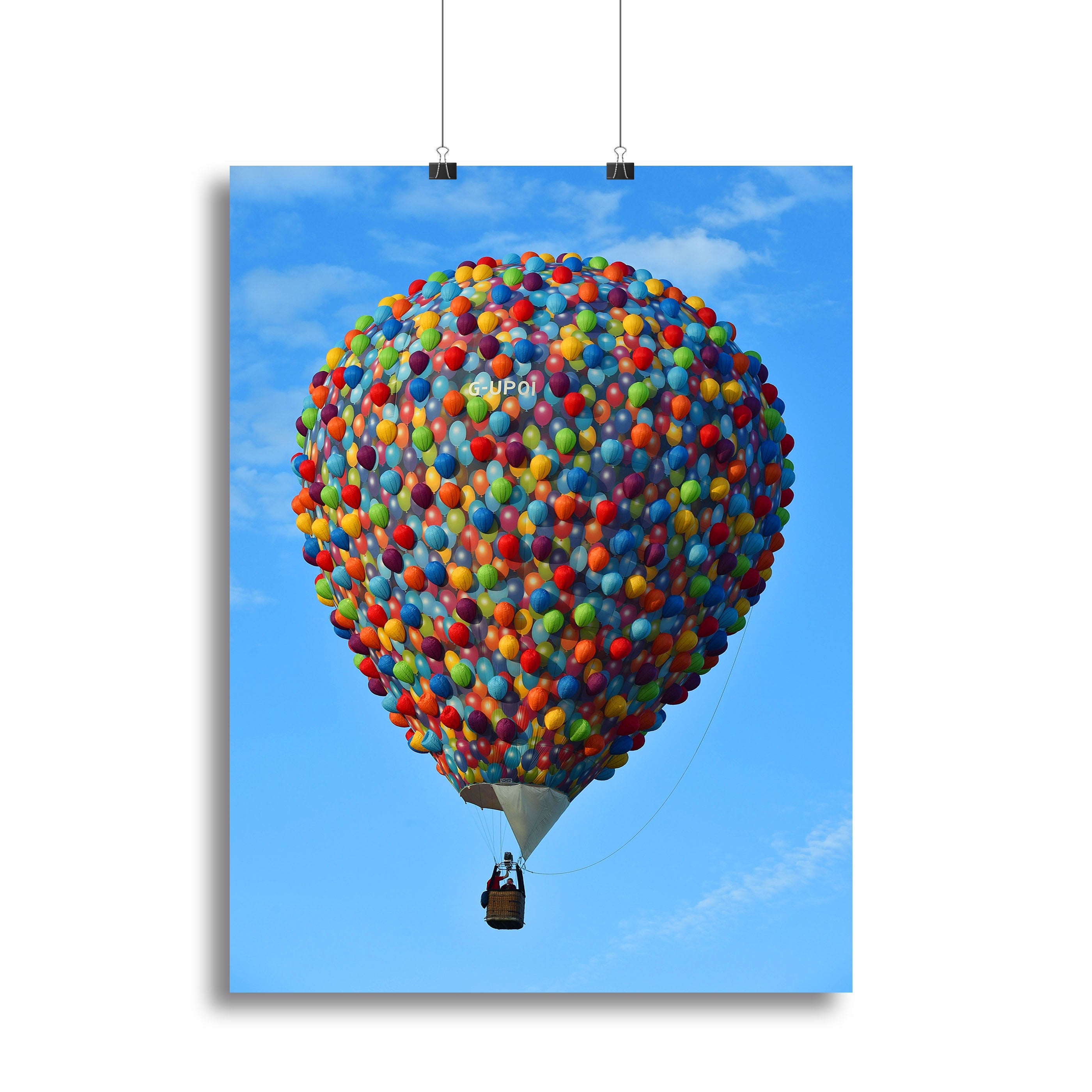 Balloon made of balloons Canvas Print or Poster - Canvas Art Rocks - 2