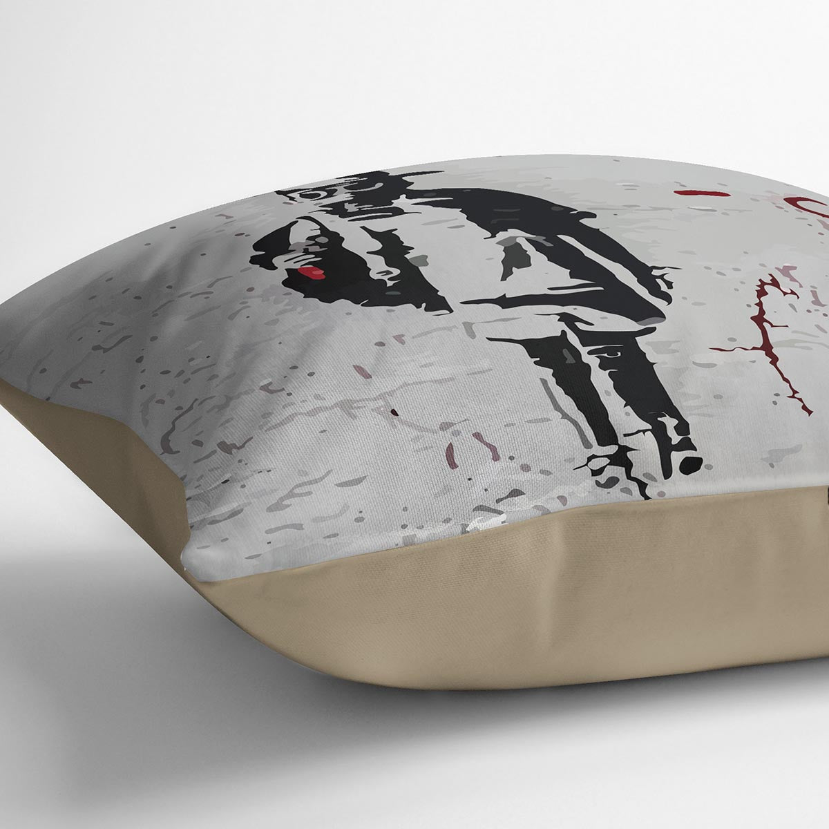 Banksy Call An Airstrike Cushion