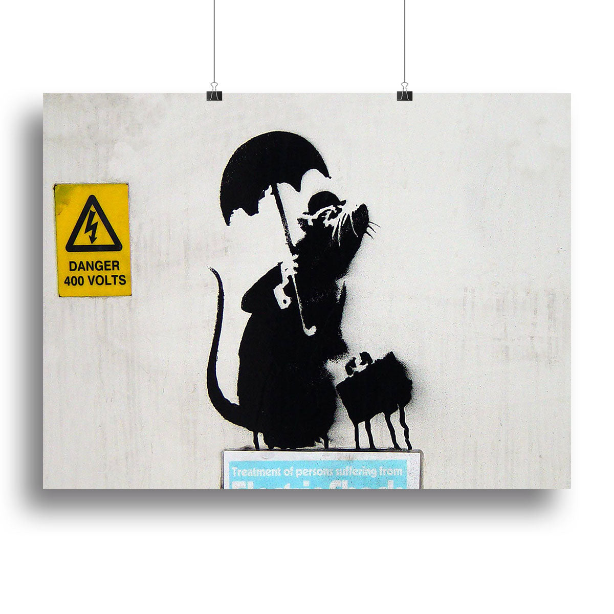 Banksy English Rat Canvas Print or Poster - Canvas Art Rocks - 2