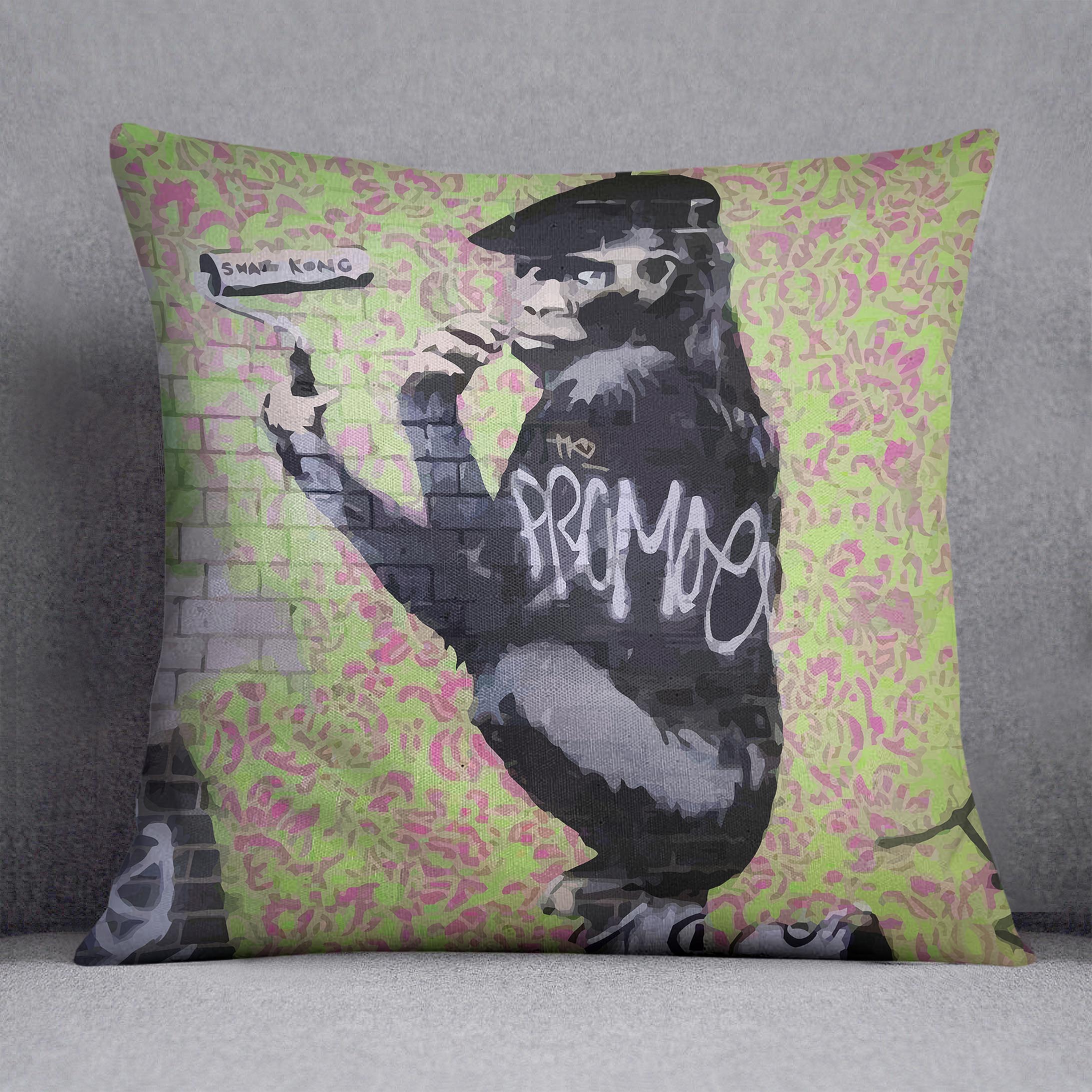 Banksy Gorilla Artist Cushion