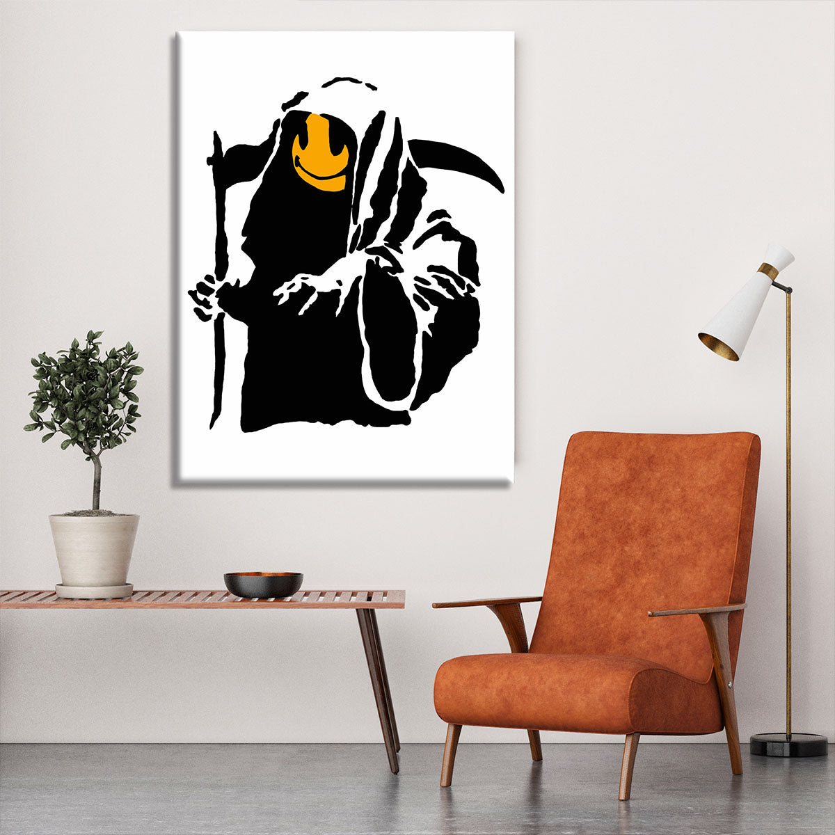 Banksy Grim Reaper Canvas Print or Poster - Canvas Art Rocks - 6