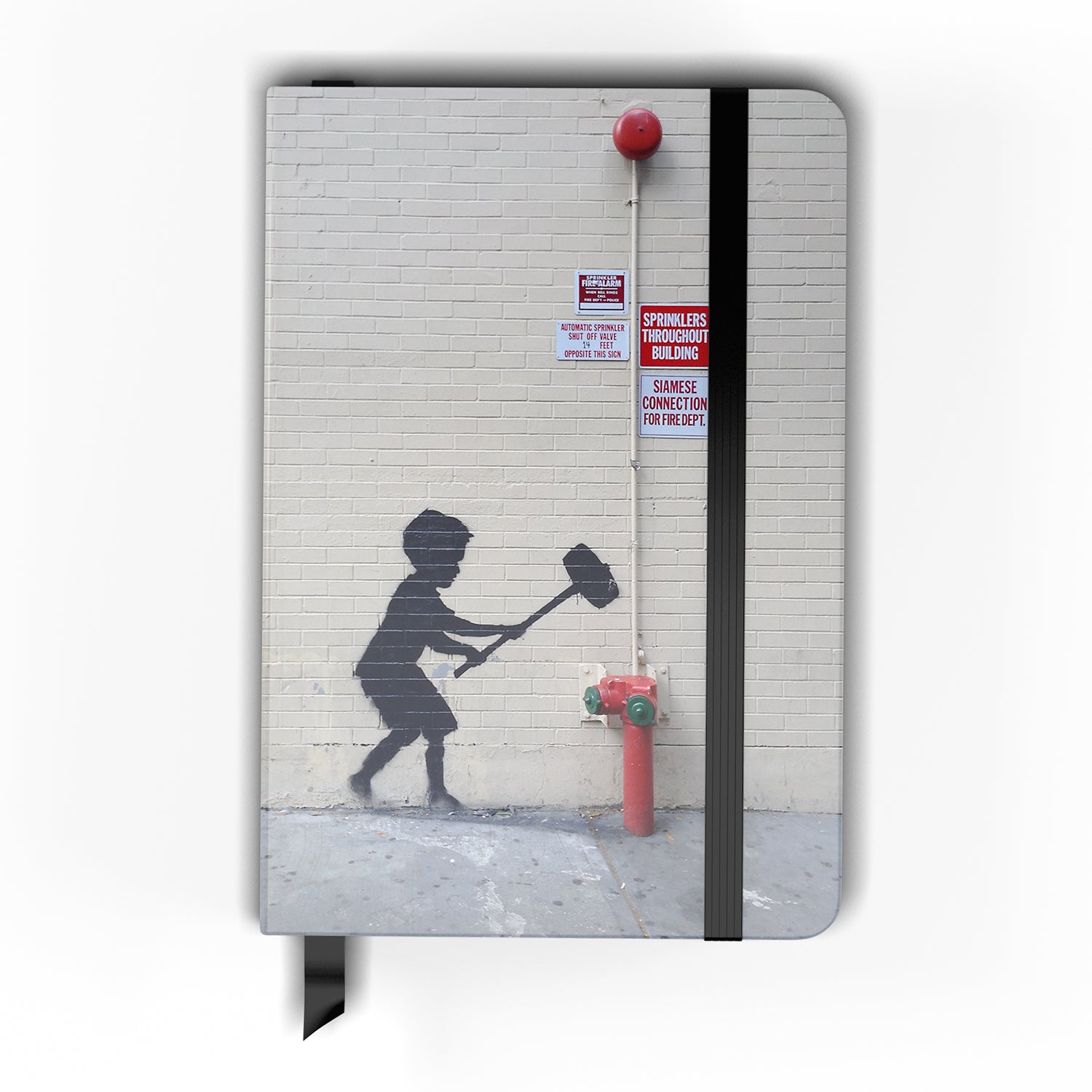 Banksy Hammer Boy Notebook