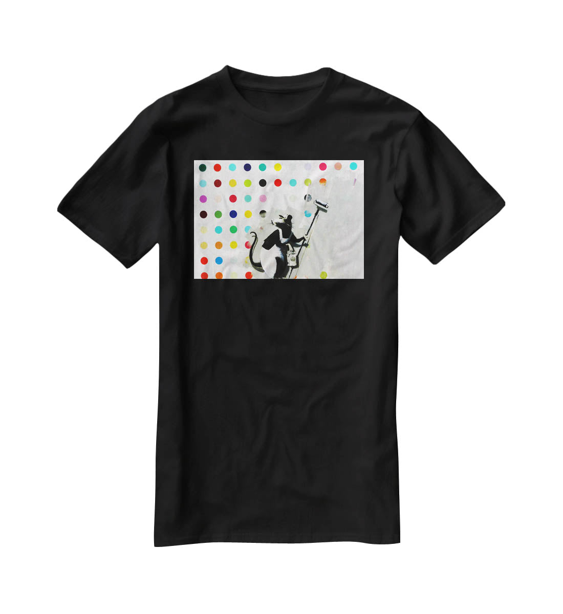 Banksy LSD Damien Hirst T-Shirt - Canvas Art Rocks - 1