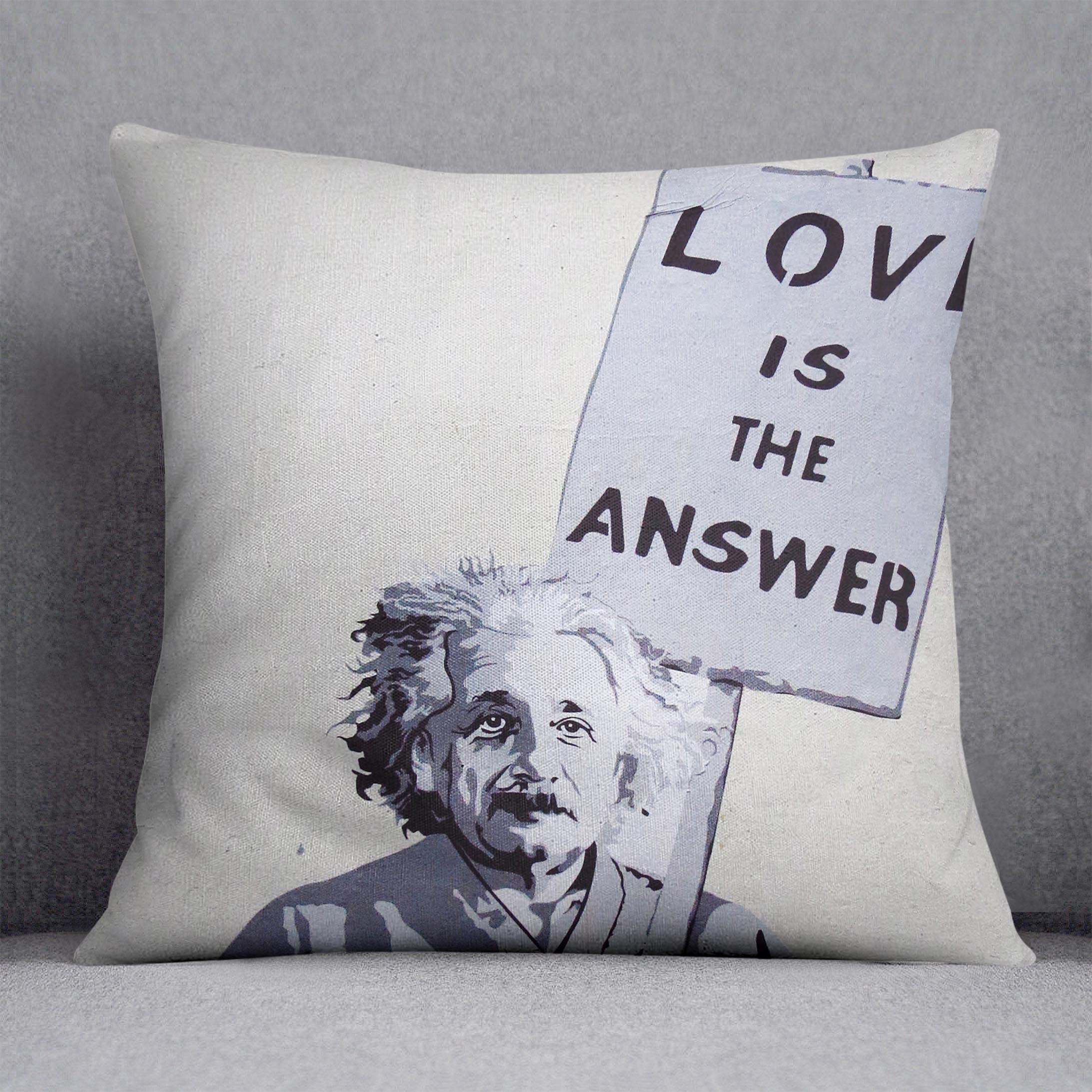 Banksy Love Is The Answer Cushion