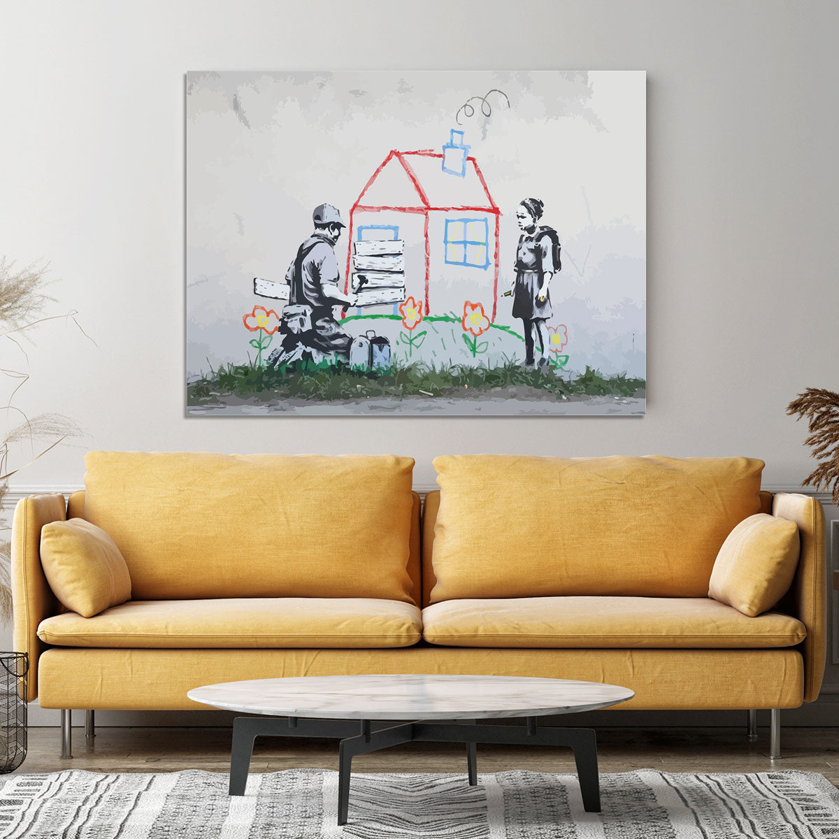 Banksy Play House Canvas Print or Poster - Canvas Art Rocks - 4