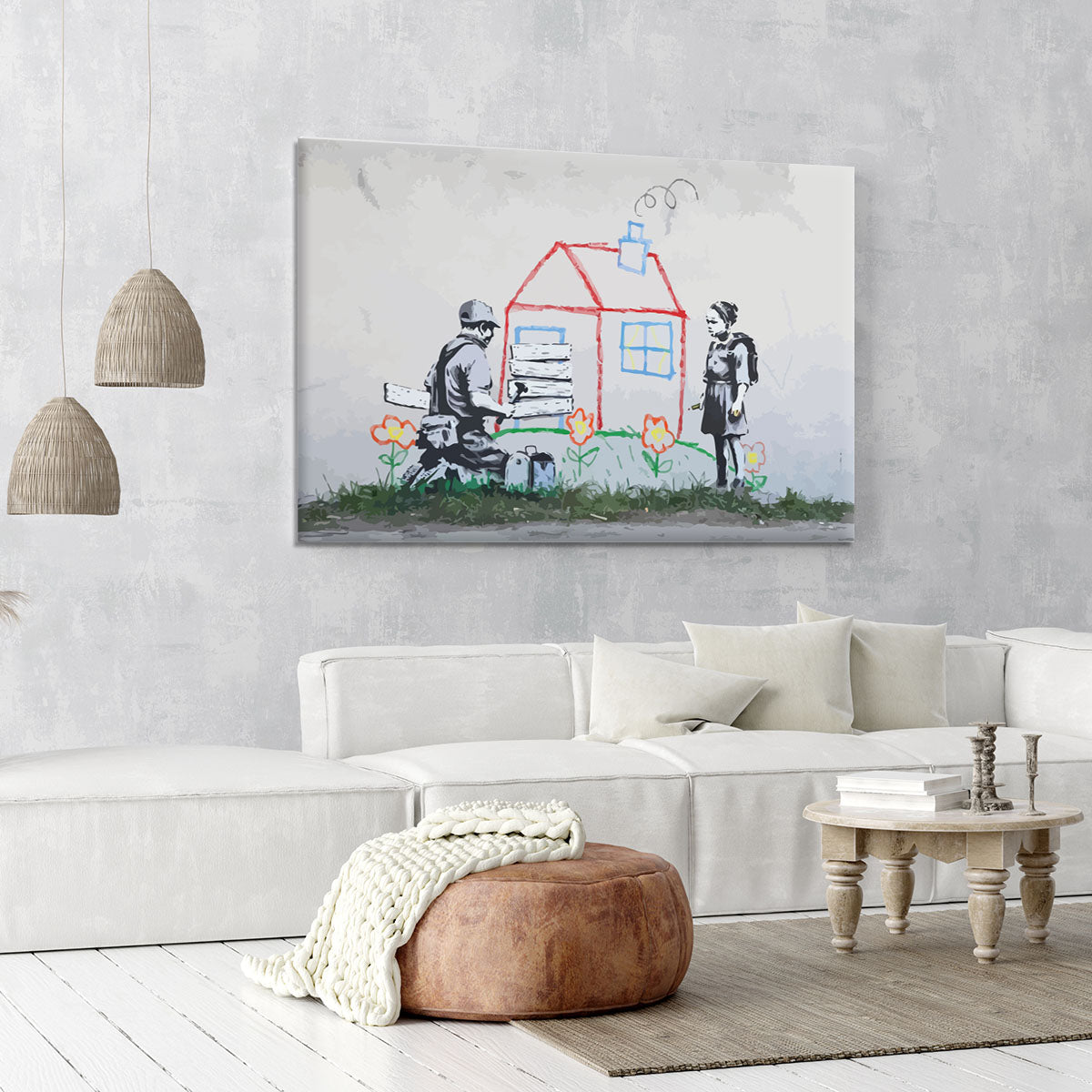 Banksy Play House Canvas Print or Poster - Canvas Art Rocks - 6