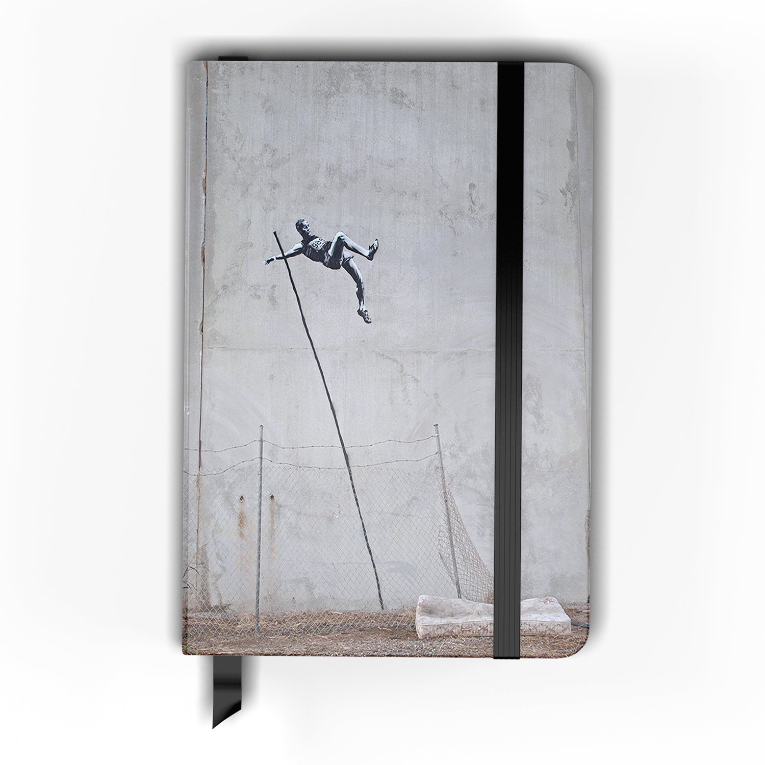 Banksy Pole Vaulter Notebook