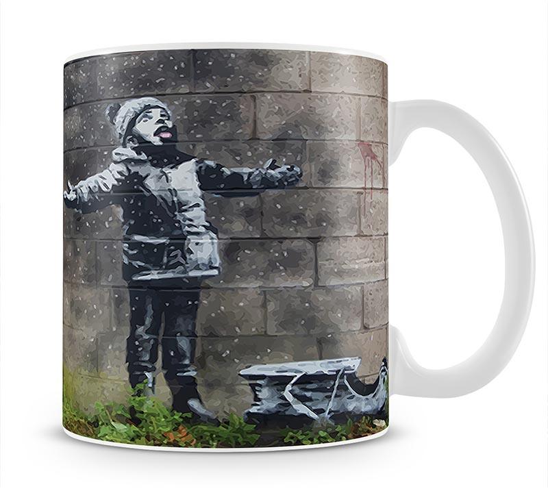 Banksy Seasons Greeting Mug - Canvas Art Rocks - 1
