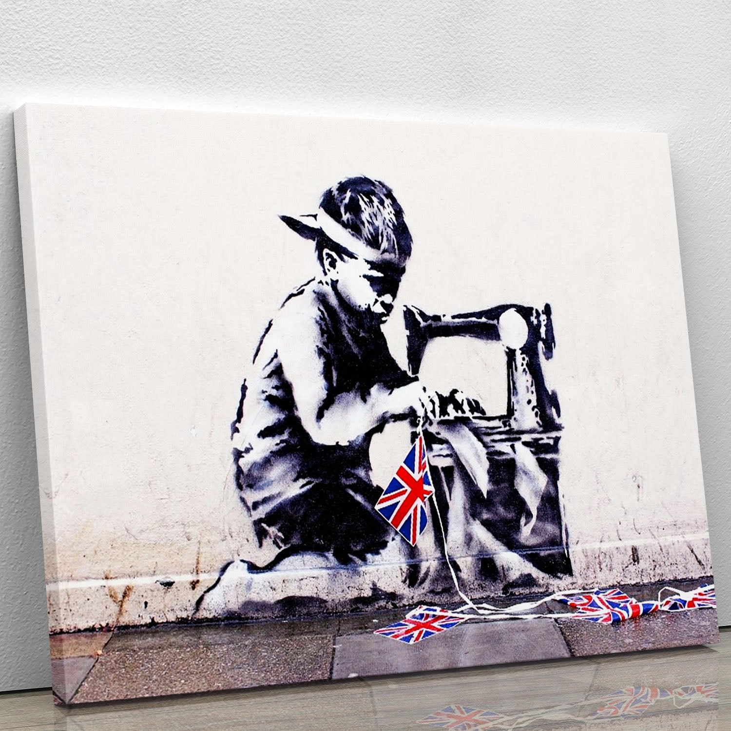 Banksy Slave Labour Canvas Print or Poster - Canvas Art Rocks - 1