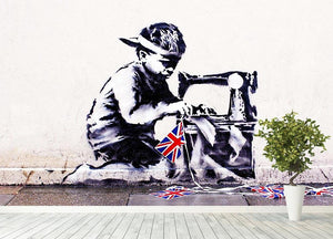 Banksy Slave Labour Wall Mural Wallpaper - Canvas Art Rocks - 4