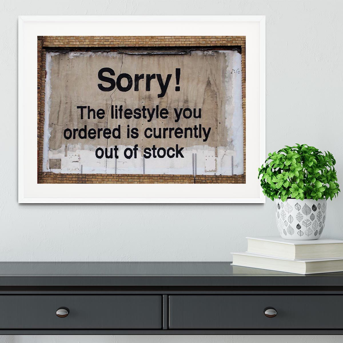 Banksy The Lifestyle You Ordered Framed Print - Canvas Art Rocks - 5