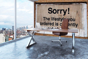 Banksy The Lifestyle You Ordered Wall Mural Wallpaper - Canvas Art Rocks - 3