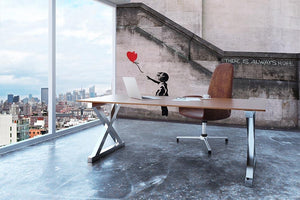 Banksy There Is Always Hope Wall Mural Wallpaper - Canvas Art Rocks - 3