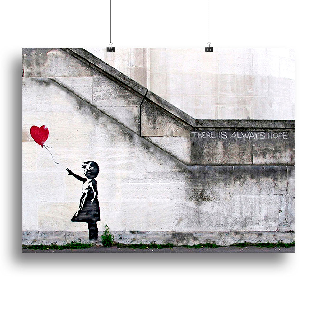 Banksy There is Always Hope Canvas Print or Poster - Canvas Art Rocks - 2