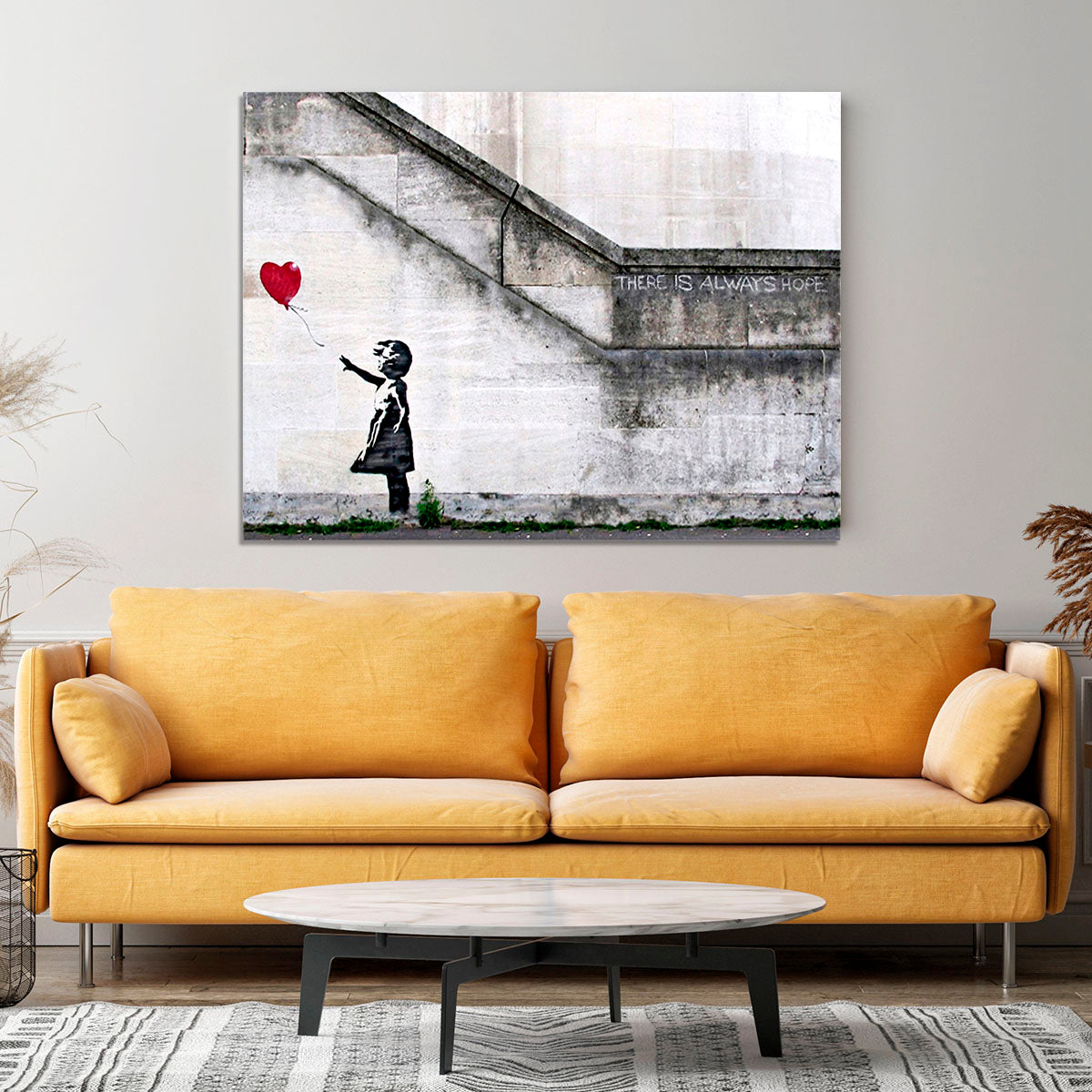 Banksy There is Always Hope Canvas Print or Poster - Canvas Art Rocks - 4