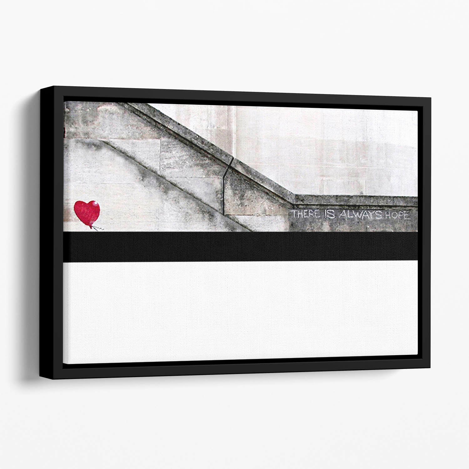 Banksy There is Always Hope Floating Framed Canvas