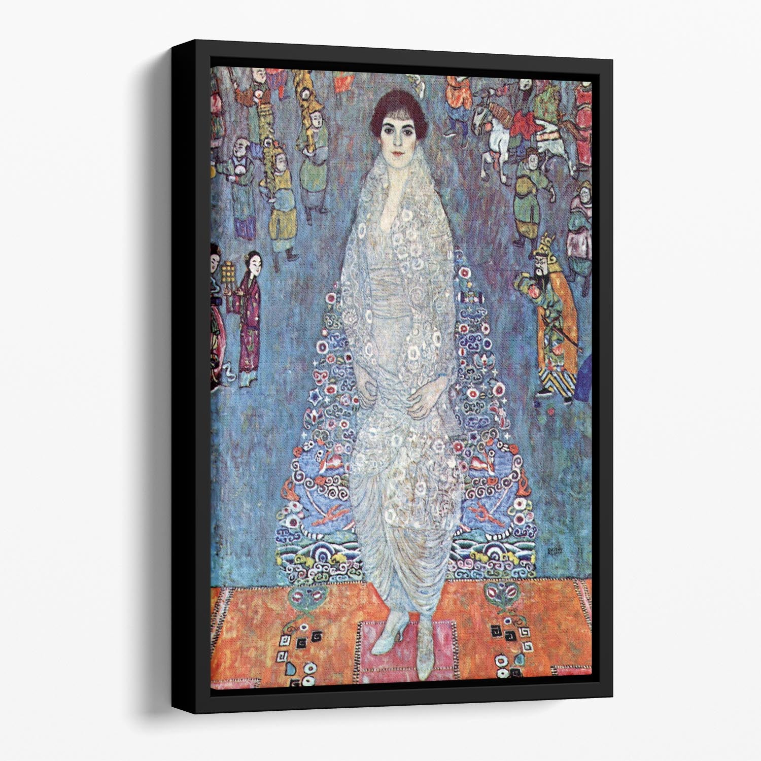 Baroness Elizabeth by Klimt Floating Framed Canvas