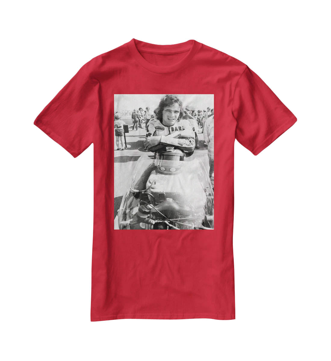 Barry Sheene motorcycle racing champion T-Shirt - Canvas Art Rocks - 4