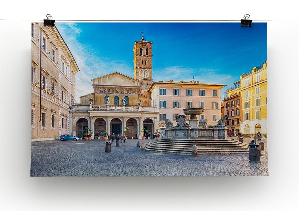 Basilica of Saint Mary in Rome Canvas Print or Poster - Canvas Art Rocks - 2