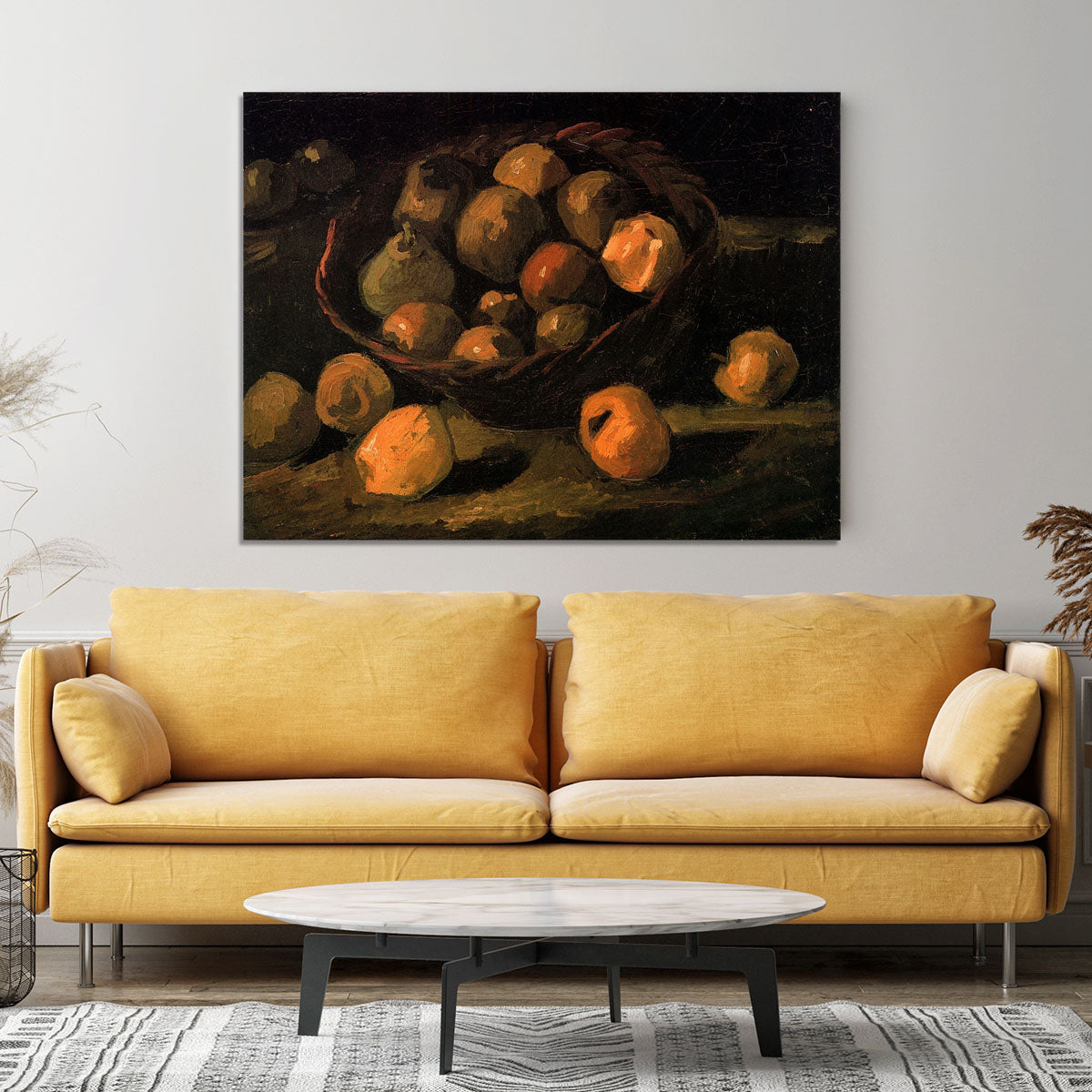 Basket of Apples by Van Gogh Canvas Print or Poster - Canvas Art Rocks - 4