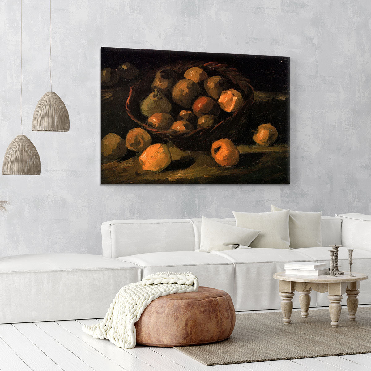 Basket of Apples by Van Gogh Canvas Print or Poster - Canvas Art Rocks - 6