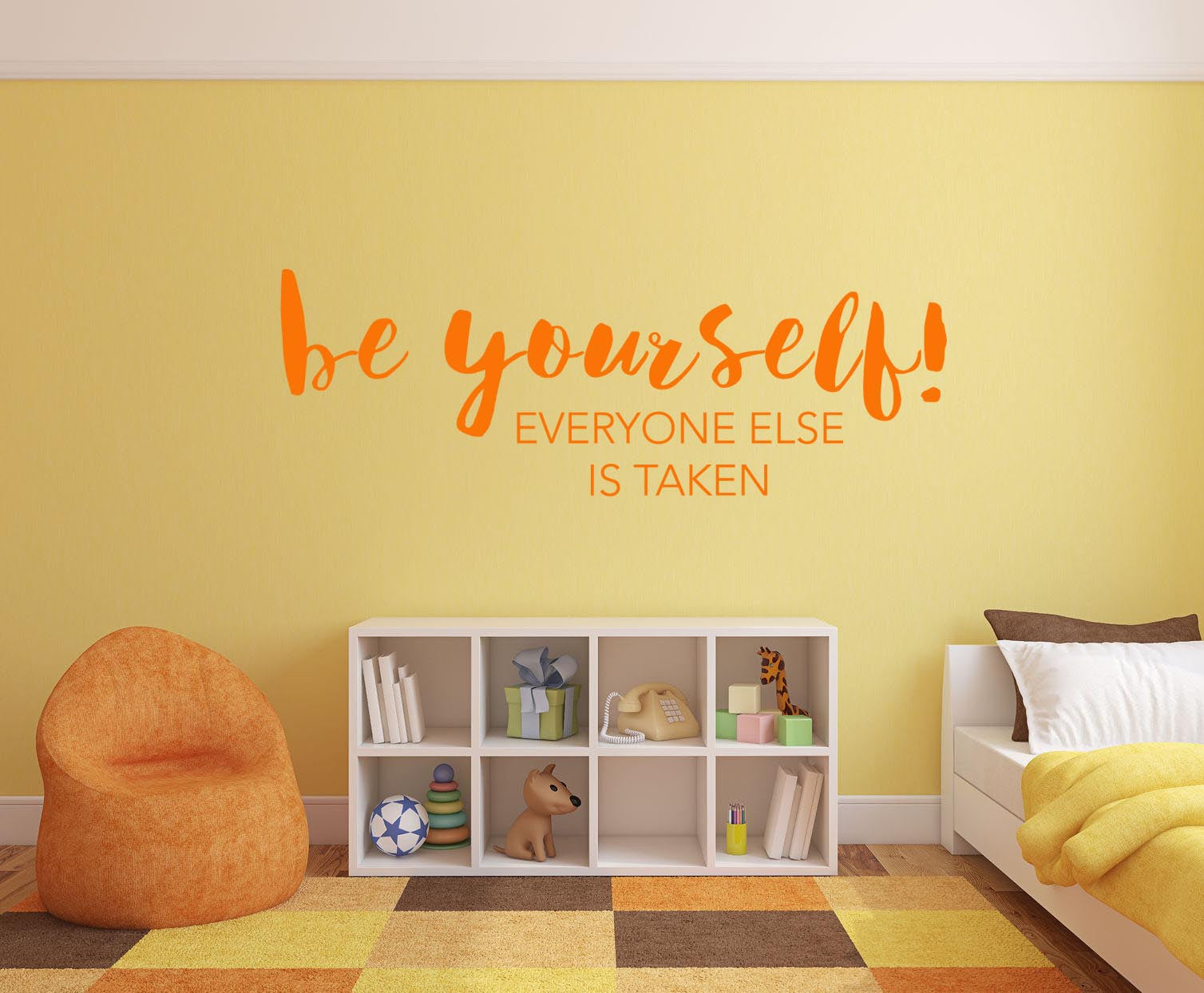 Be Yourself Wall Sticker - Canvas Art Rocks - 1