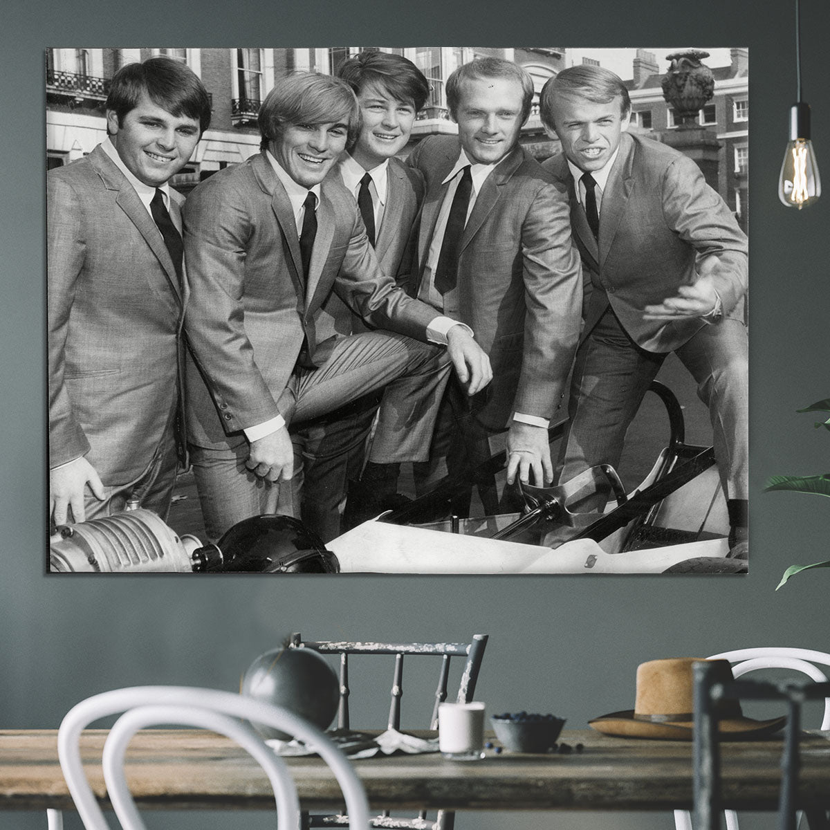 Beach Boys in suits Canvas Print or Poster - Canvas Art Rocks - 3