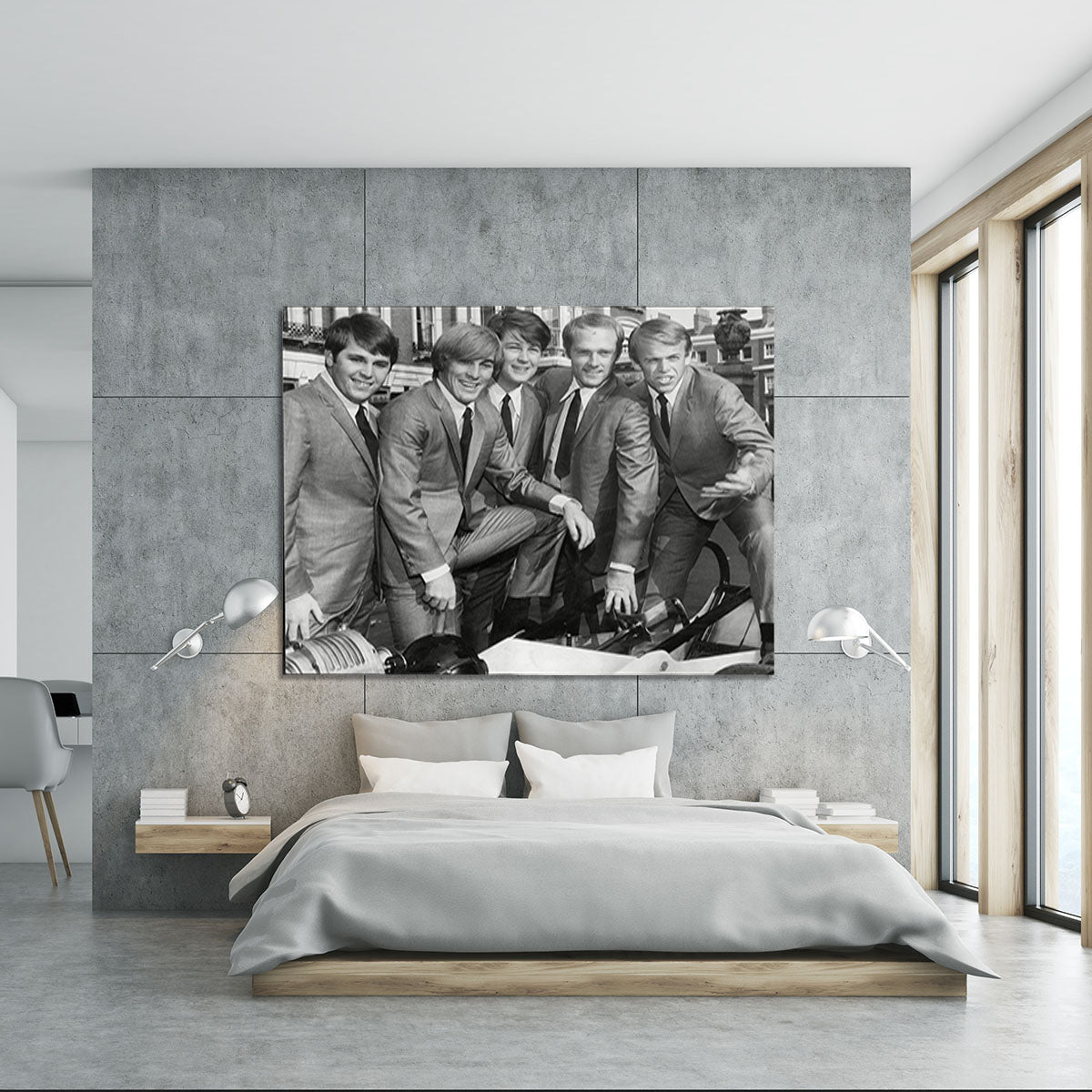 Beach Boys in suits Canvas Print or Poster - Canvas Art Rocks - 5