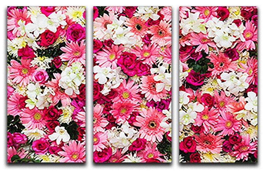 Beautiful flowers for wedding 3 Split Panel Canvas Print - Canvas Art Rocks - 1