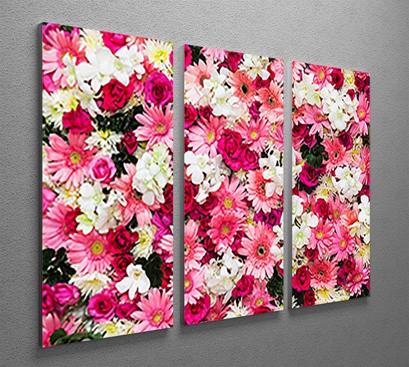 Beautiful flowers for wedding 3 Split Panel Canvas Print - Canvas Art Rocks - 2