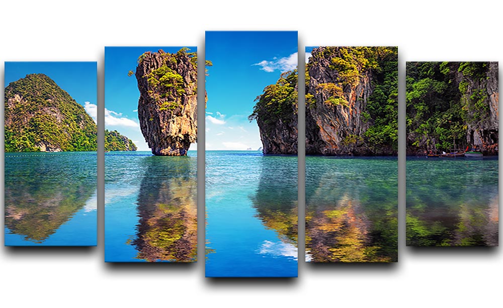 Beautiful nature of Thailand 5 Split Panel Canvas - Canvas Art Rocks - 1