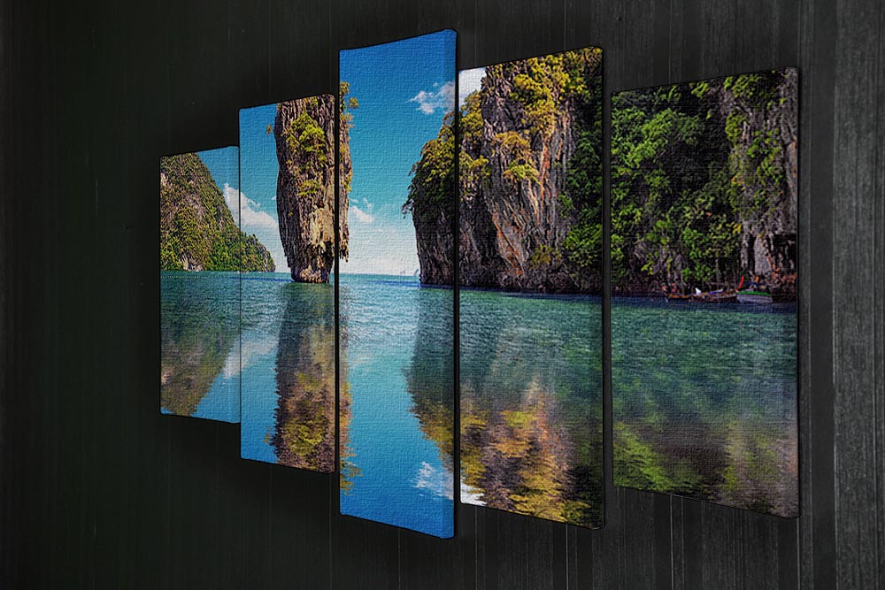 Beautiful nature of Thailand 5 Split Panel Canvas - Canvas Art Rocks - 2