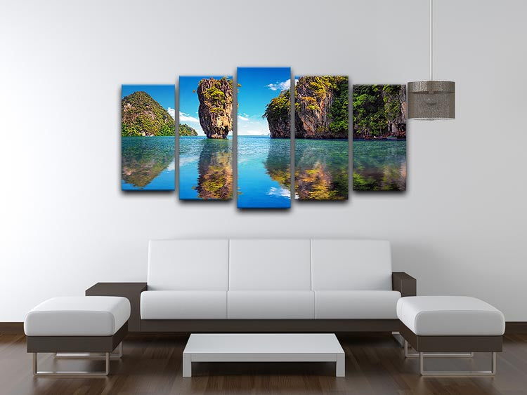 Beautiful nature of Thailand 5 Split Panel Canvas - Canvas Art Rocks - 3