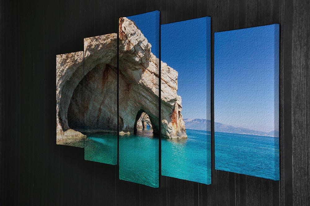Beautiful sea landscapes 5 Split Panel Canvas  - Canvas Art Rocks - 2