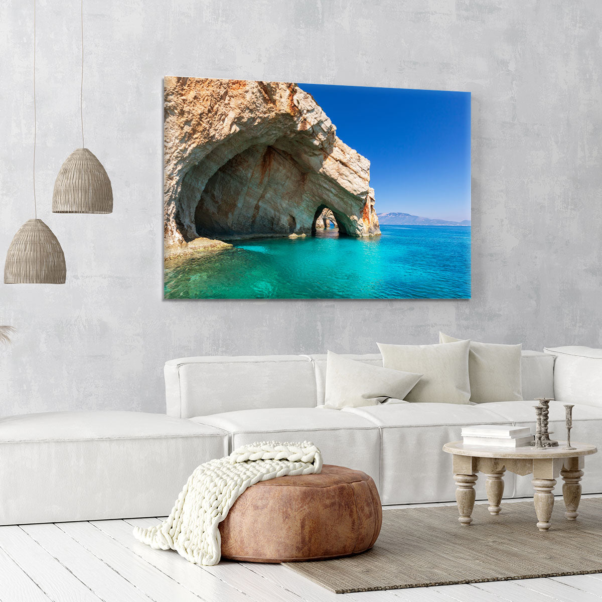 Beautiful sea landscapes Canvas Print or Poster - Canvas Art Rocks - 6