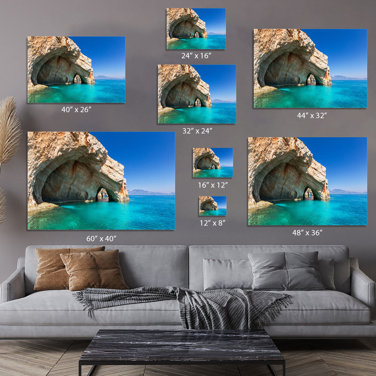 Beautiful sea landscapes Canvas Print or Poster - Canvas Art Rocks - 7