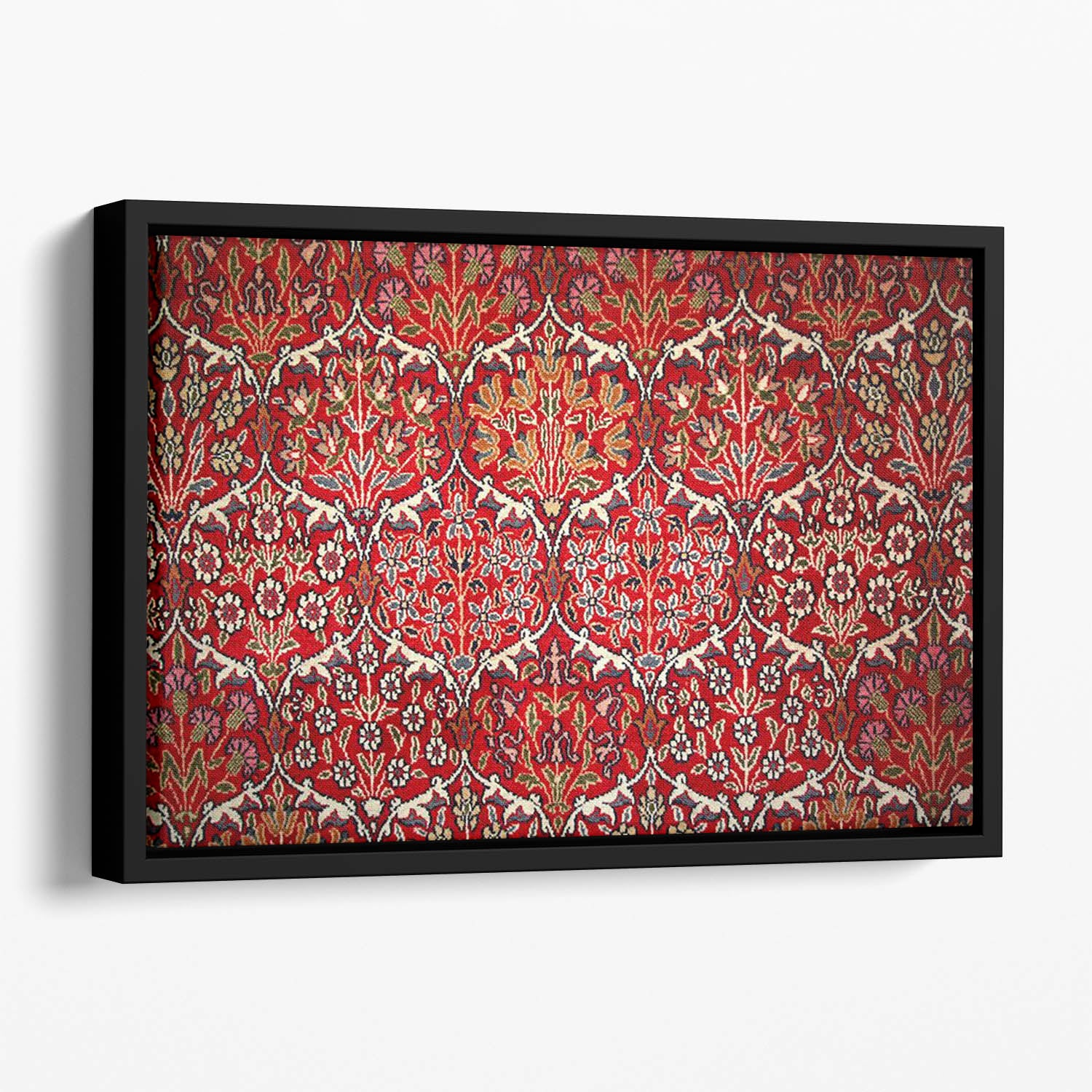 Beautiful turkish carpet Floating Framed Canvas