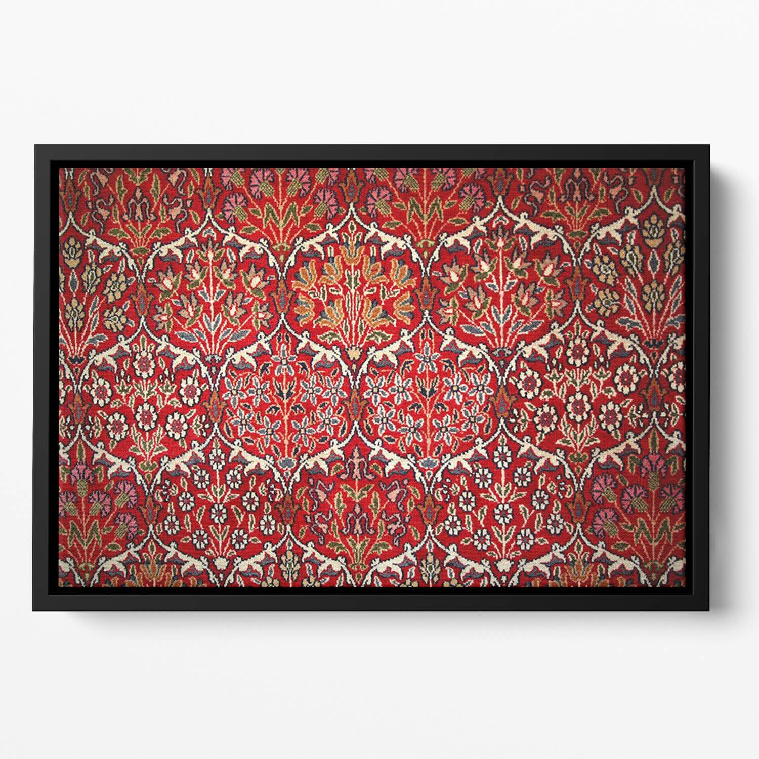 Beautiful turkish carpet Floating Framed Canvas