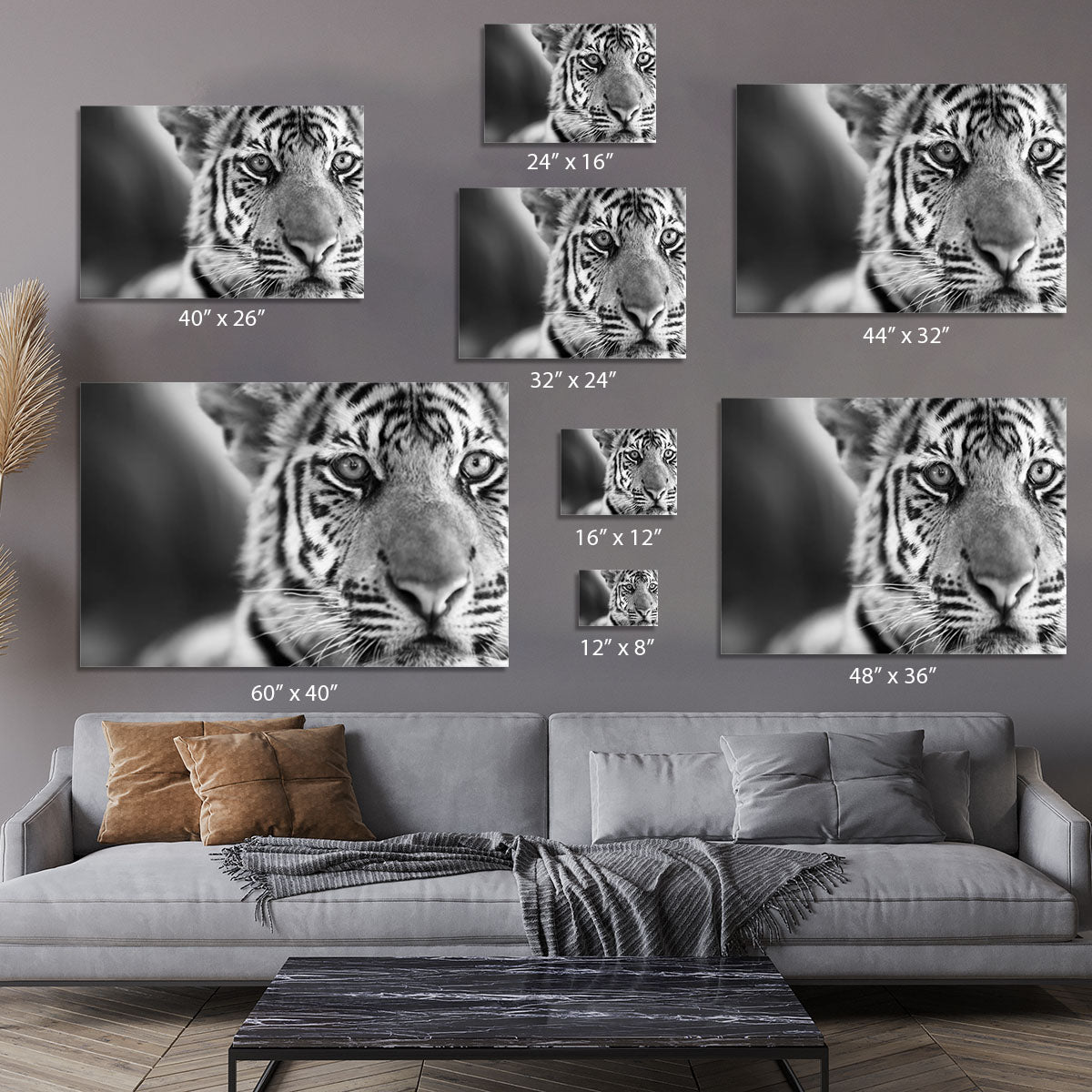 Beautiful young tiger Canvas Print or Poster - Canvas Art Rocks - 7