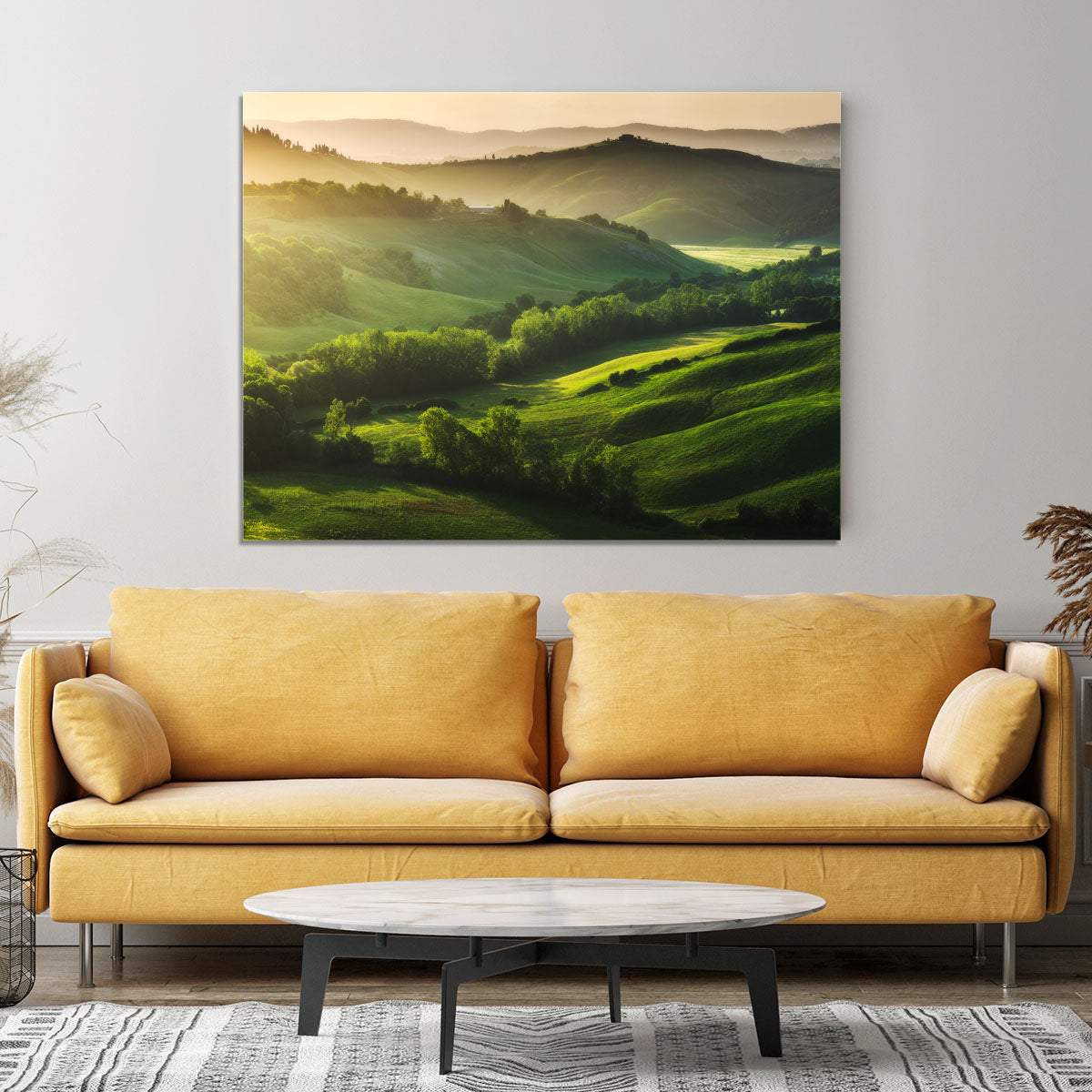 Beautifully illuminated landscape Canvas Print or Poster - Canvas Art Rocks - 4
