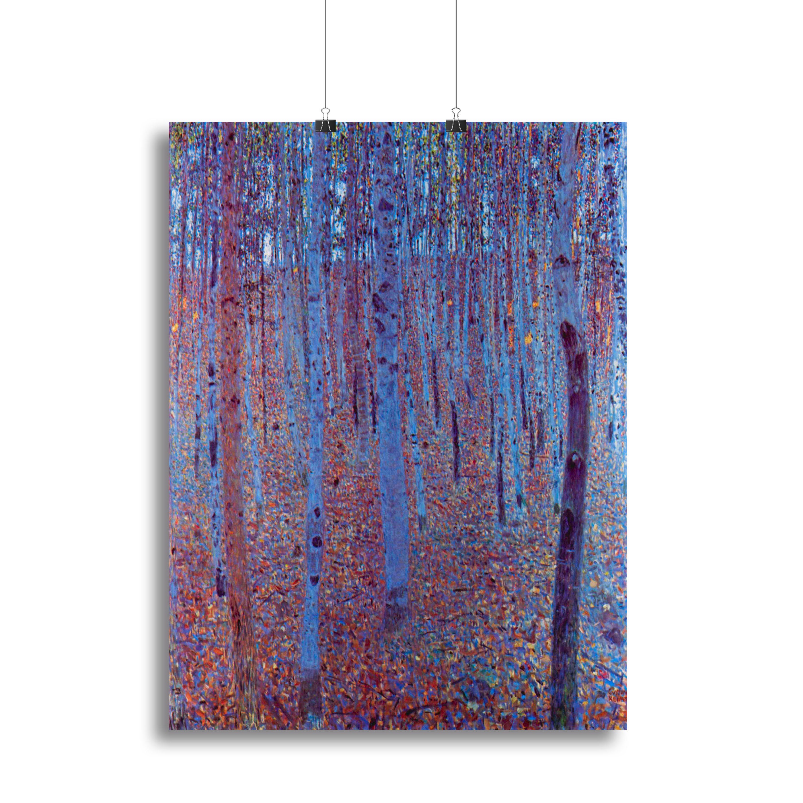 Beech Forest by Klimt Canvas Print or Poster - Canvas Art Rocks - 2