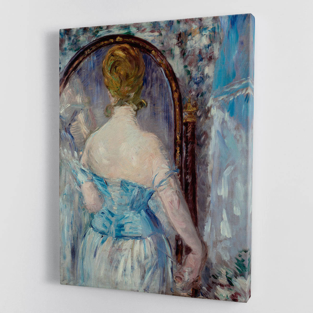 Before the Mirror by Manet Canvas Print or Poster - Canvas Art Rocks - 1