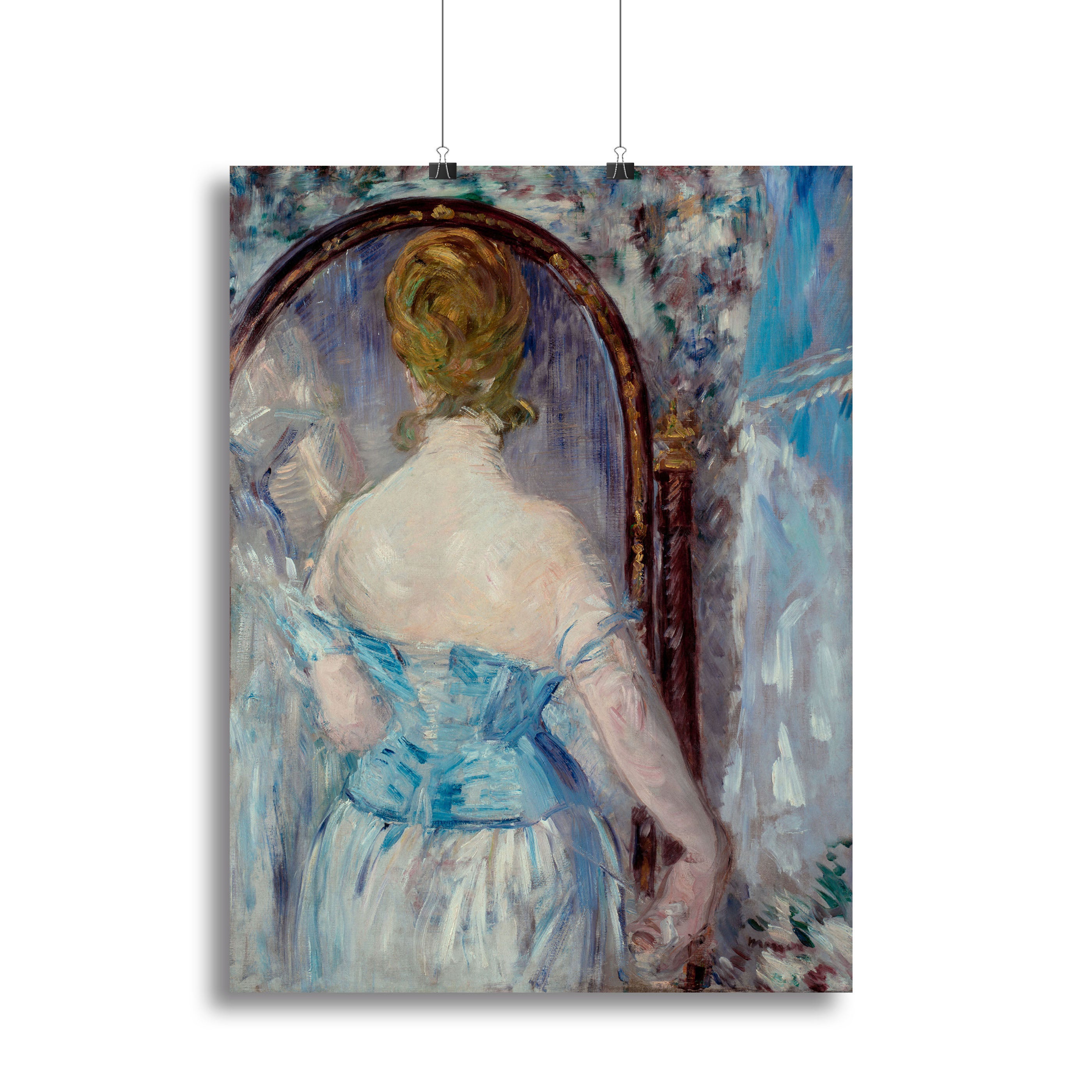 Before the Mirror by Manet Canvas Print or Poster - Canvas Art Rocks - 2