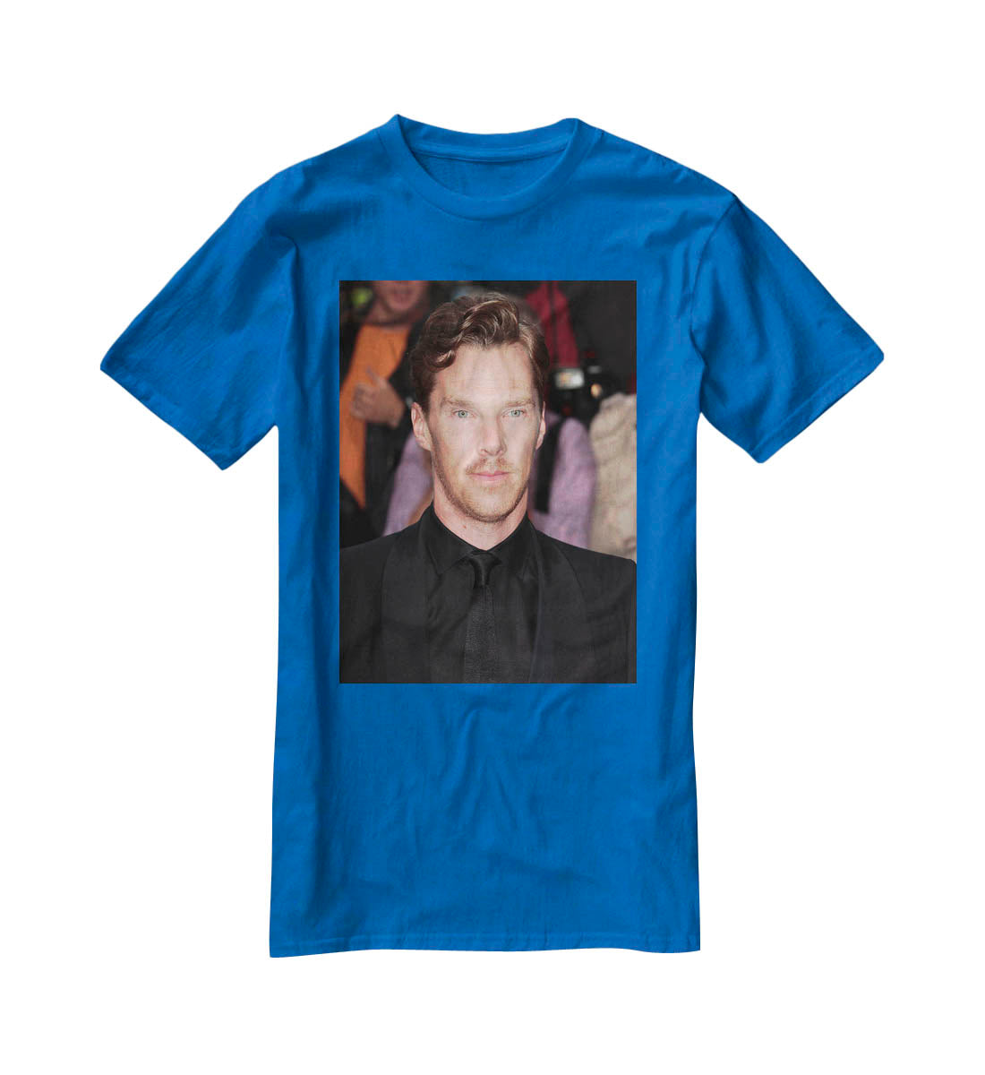 Benedict Cumberbatch in black T-Shirt - Canvas Art Rocks - 2