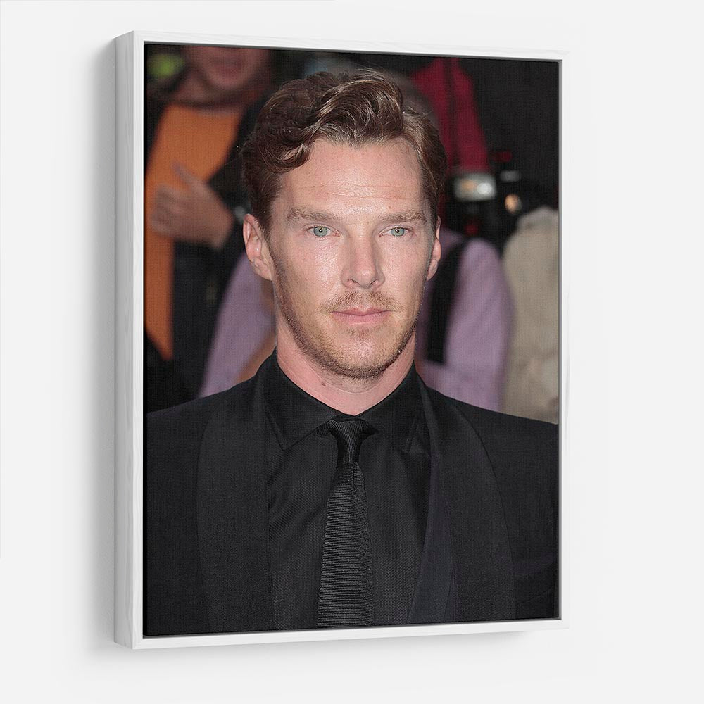 Benedict Cumberbatch in black HD Metal Print