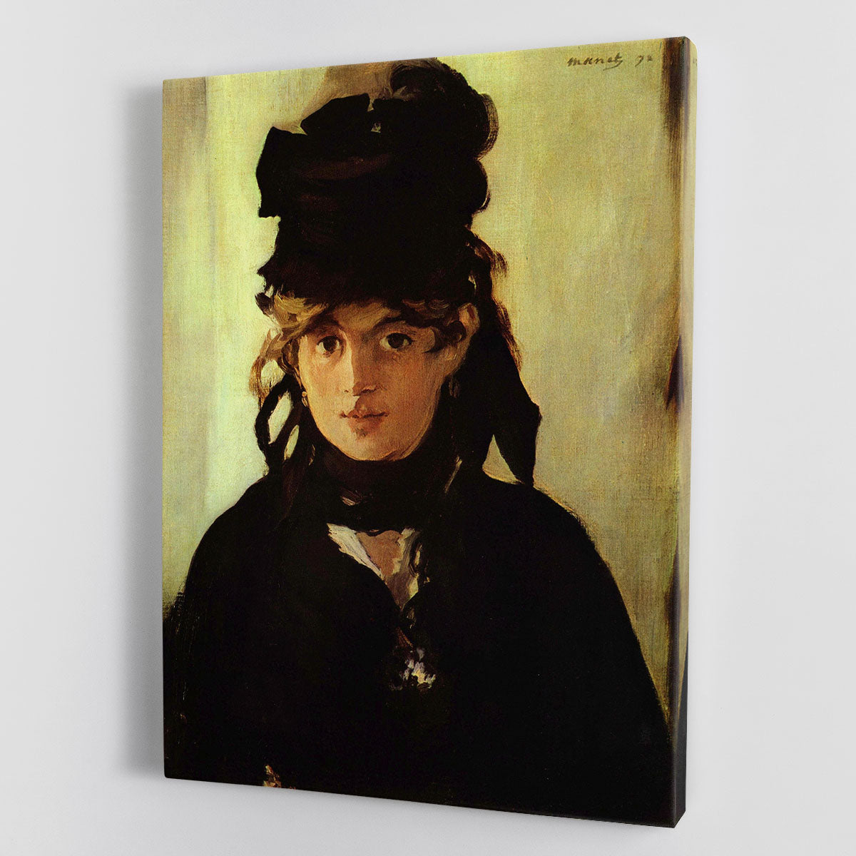 Berthe Morisot by Manet Canvas Print or Poster - Canvas Art Rocks - 1
