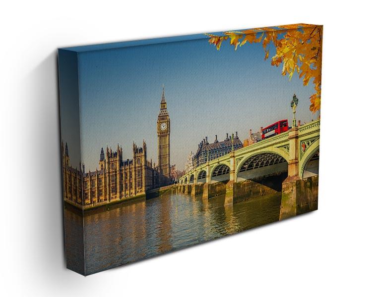 Big Ben and westminster bridge in London Canvas Print or Poster - Canvas Art Rocks - 3