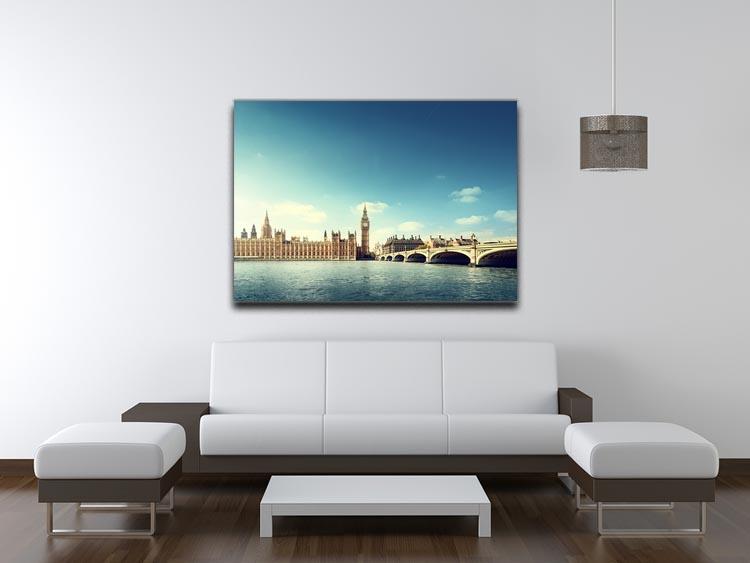 Big Ben in sunny day Canvas Print or Poster - Canvas Art Rocks - 4